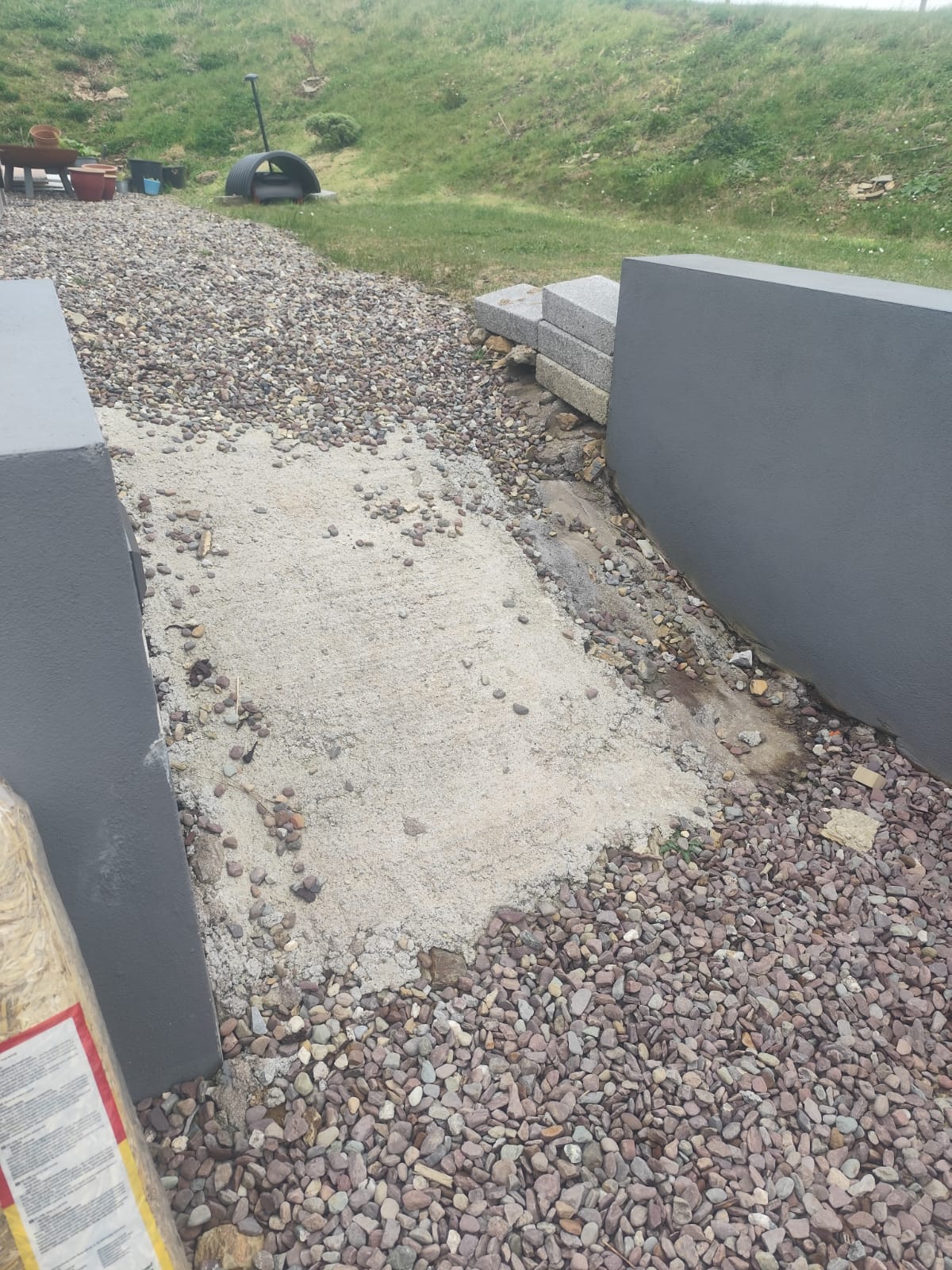 Concrete stairs